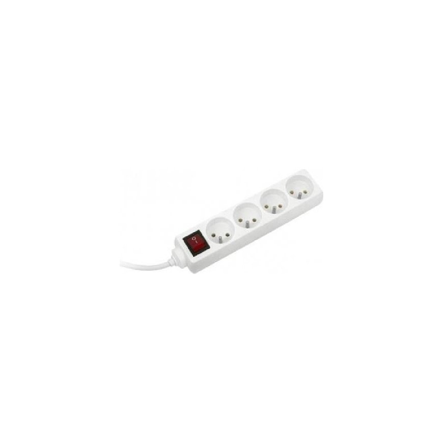 Konnoc DX-4FS extension cord with switch, 4 sockets, 3m