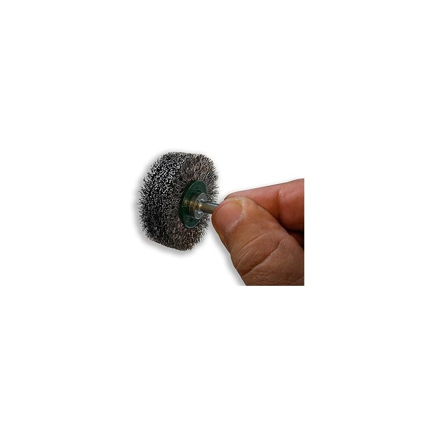 Tivoly Steel Wire Cup Brush for Angle Grinder, 75mm, Ø0.35mm