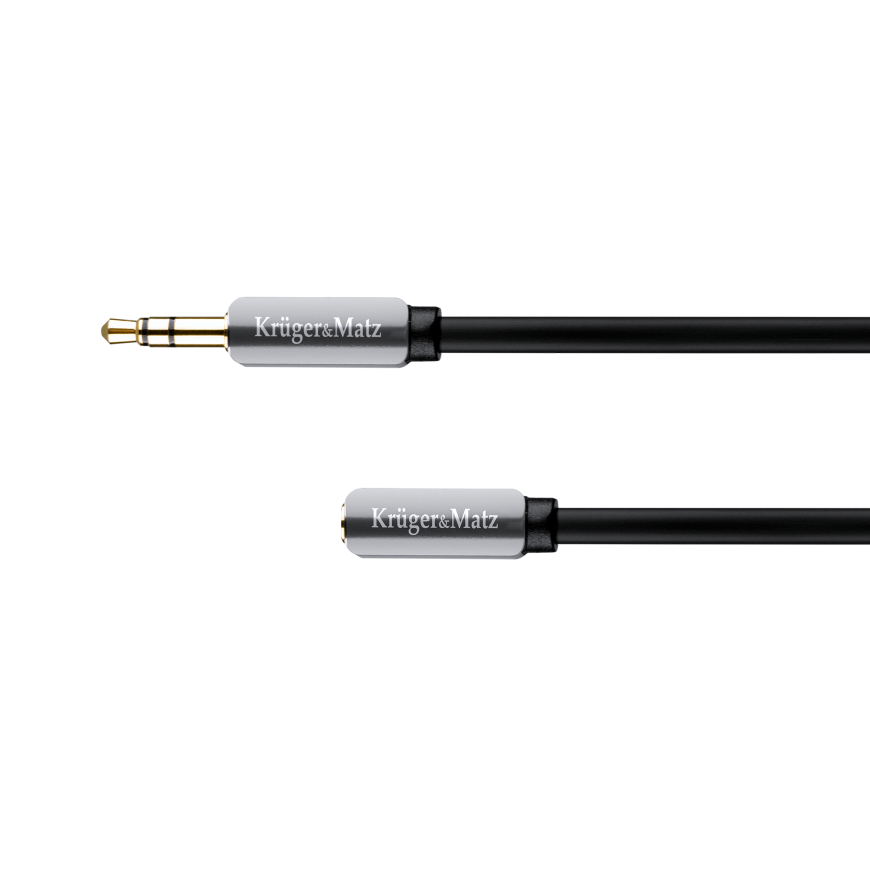 Kruger & Matz AUX - AUX 3.5mm kaabel 1.8m Must.