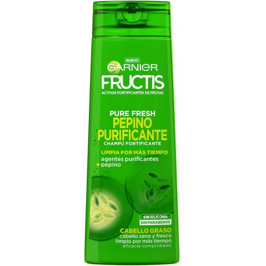 "Garnier Fructis Pure Fresh Cucumber" cleansing shampoo 360ml – 2