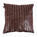 Myhome Koristeellinen tyynyliina Velvet Musta Herringbone 45 x 45 cm MY HOME Myhome Koristeellinen tyynyliina Velvet Musta Herringbone 45 x 45 cm MY HOME