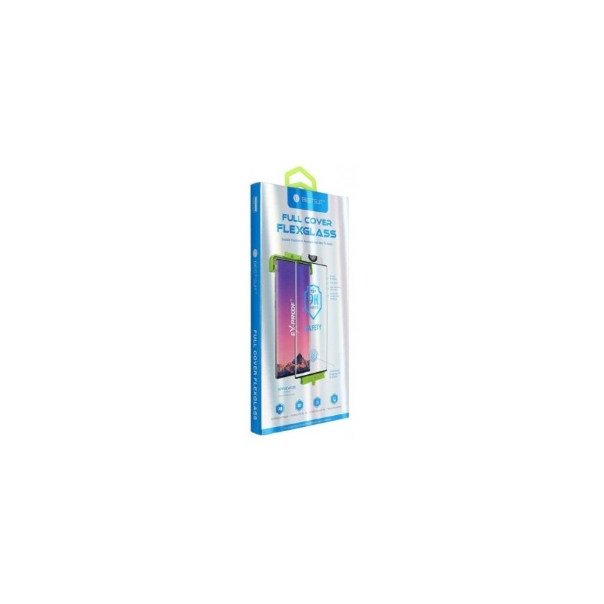 LCD-suojalasi Bestsuit Flexible Hybrid Glass 5D (Hot Bending) Samsung S928 S24 Ultra, yhteensopiva mustan kotelon kanssa