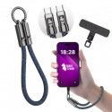 Spacetronik USB-C Laidas su PD 240W 120cm BW Spacetronik USB-C Laidas su PD 240W 120cm BW