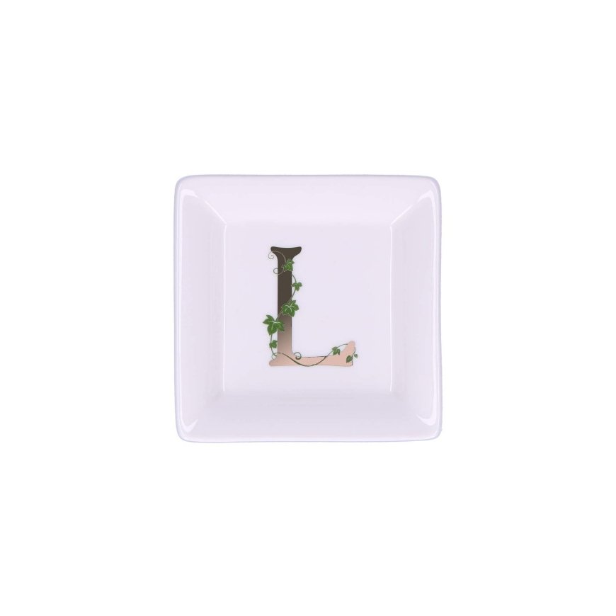 LA PORCELLANA BIANCA ADORATO Ruudukujuline taldrik 10 cm, L muster