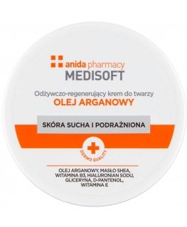 Anida Medisoft mitrinošs un reģenerējošs sejas krēms ar argana eļļu 100ml