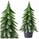 Lean dekoratiivne jõulupuu potis 22x10 cm Lean dekoratiivne jõulupuu potis 22x10 cm