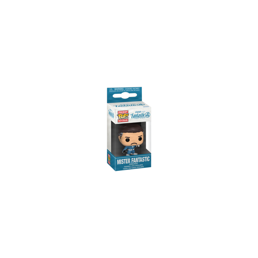 FUNKO POP! Keychain: Marvel The Fantastic 4 - Mister Fantastic, 10 cm