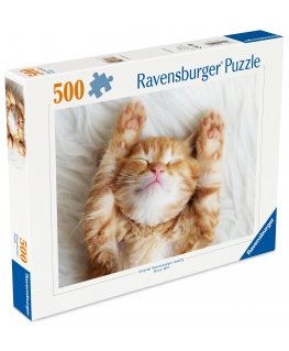 Ravensburger puzzle 500 pcs: sleepy cat