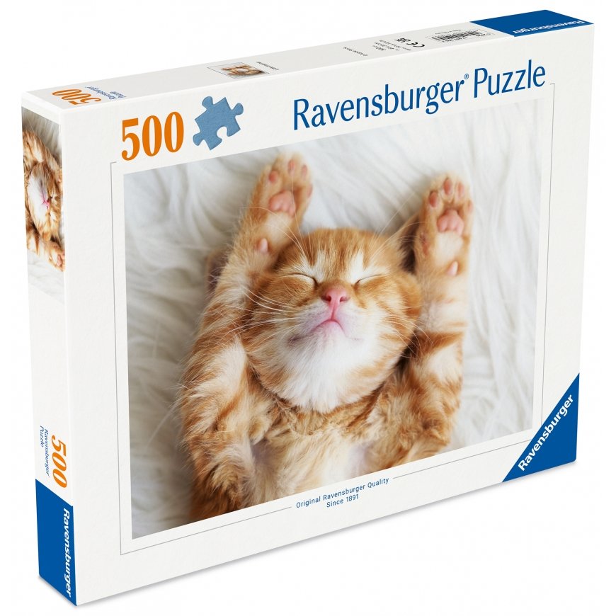 Ravensburger puzzle 500 pcs: sleepy cat