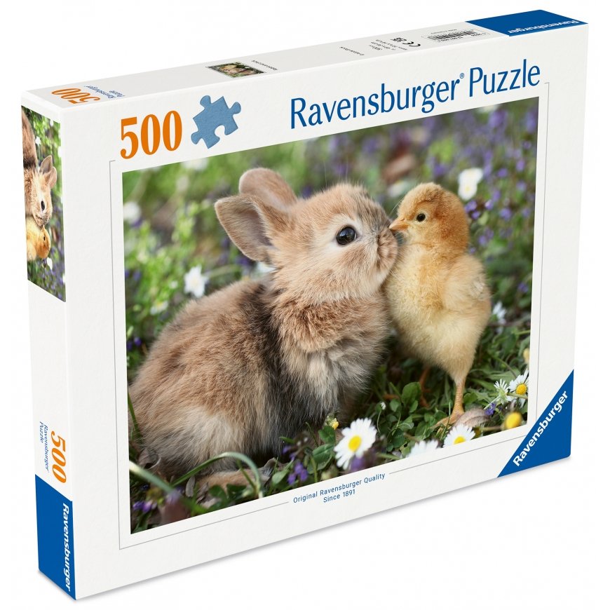 Ravensburger palapeli 500 kpl: jänis ja tipu