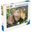 Ravensburger puzzle 500 pcs: rabbit and chick Ravensburger puzzle 500 pcs: rabbit and chick