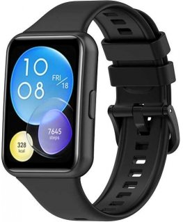 4Wrist Silicone Strap for Huawei Watch FIT 2 Active - Black
