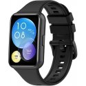 4Wrist silikoninis dirželis, skirtas Huawei Watch FIT 2 Active - juodas 4Wrist silikoninis dirželis, skirtas Huawei Watch FIT 2 Active - juodas