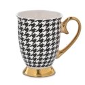 Diana Gold porcelain mug 300 ml, wood shavings pattern, AMBITION Diana Gold porcelain mug 300 ml, wood shavings pattern, AMBITION