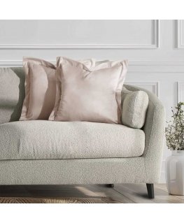 RESTILO koristeellinen tyynynpäällinen VELVET, väri vaalean sandinvärinen, tyyli glamouri, materiaalin tyyppi - tekstiili, samet