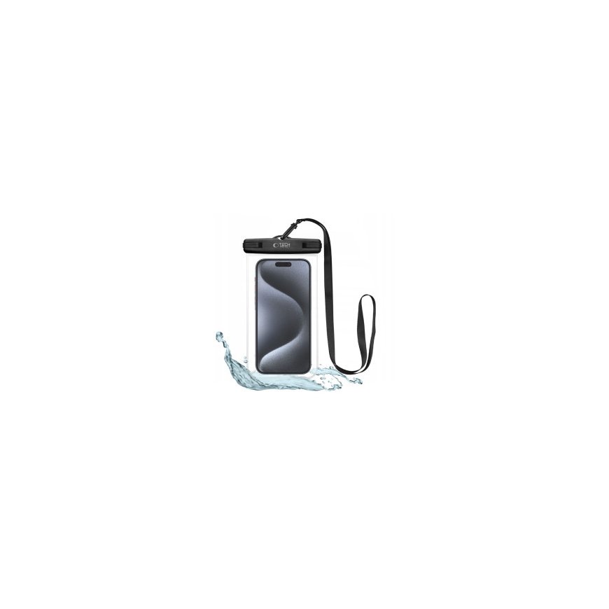 Tech-Protect UWC7 waterproof case for smartphones up to 6.9" - black