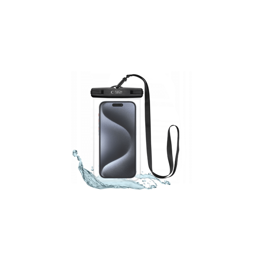 Tech-Protect UWC7 waterproof case for smartphones up to 6.9" - black – 2