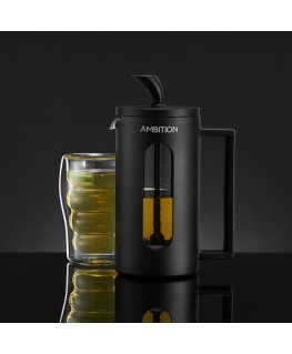 Aaron teekannu ja kohvikannu seade, 350 ml, must, AMBITION