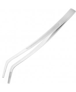Virtuvinis pincetas, lenkts, profiliēts, 240 mm - Hendi 680186