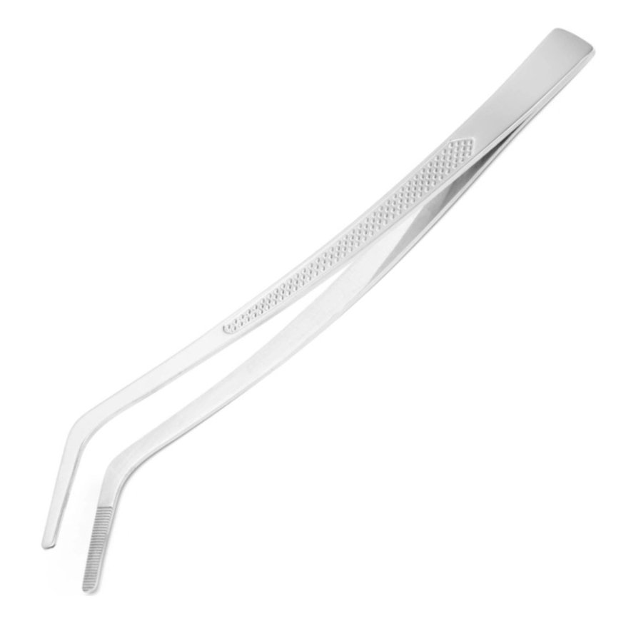 Virtuvinis pincetas, lenkts, profiliēts, 240 mm - Hendi 680186