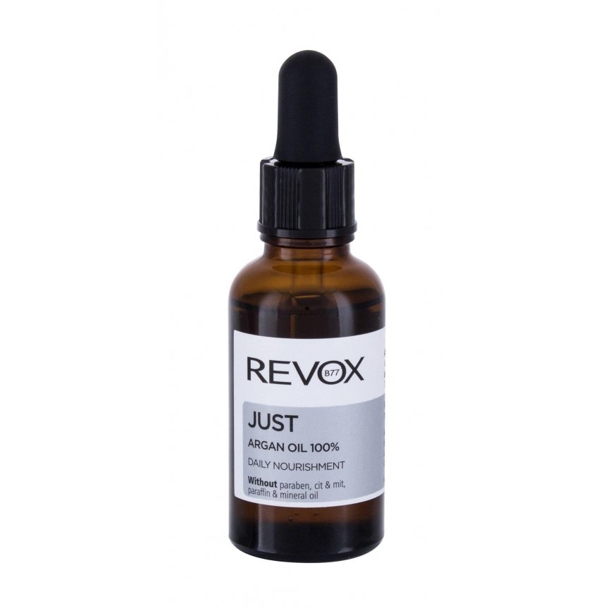 Revox B77 Just Argan mitrinošs eļļas sejai un kaklam, 30 ml