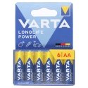 6 vnt. R-06 R06 AA LR06 1,5 V VARTA Longlife Power šarminės baterijos 6 vnt. R-06 R06 AA LR06 1,5 V VARTA Longlife Power šarminės baterijos