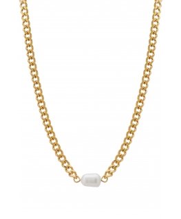 Elegant Gold-Plated Pendant with Freshwater Pearl VAAXP539