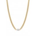 Elegant Gold-Plated Pendant with Freshwater Pearl VAAXP539 Elegant Gold-Plated Pendant with Freshwater Pearl VAAXP539