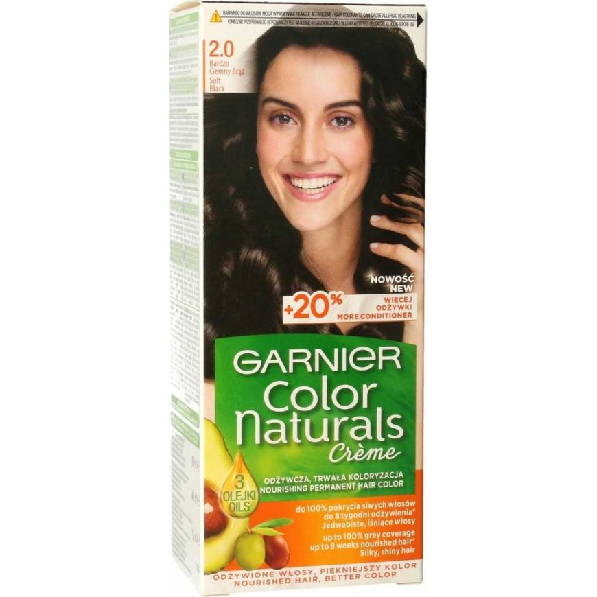 Garnier Color Naturals 2.0 ļoti tumši brūna – 2
