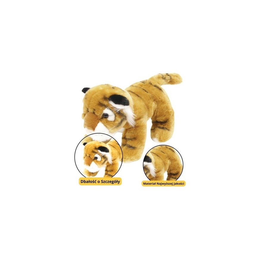 Lean Toys Plušinis tigra žaislas 25cm – 2