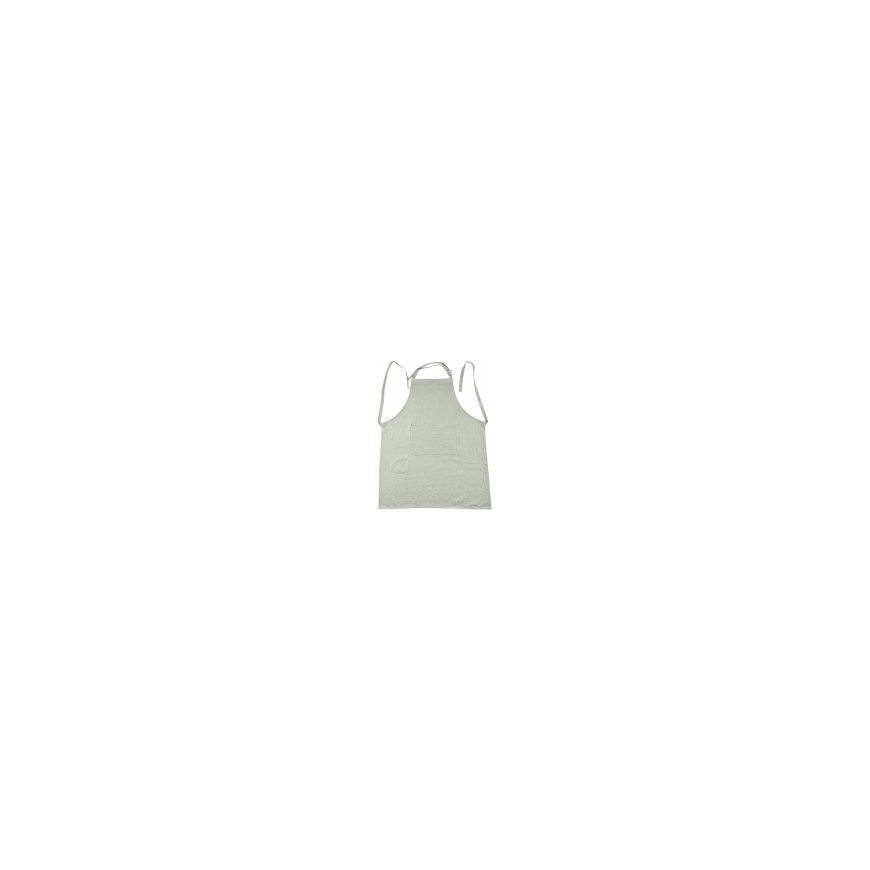 Apron with pocket 65x80 cm 100% cotton light green – 2
