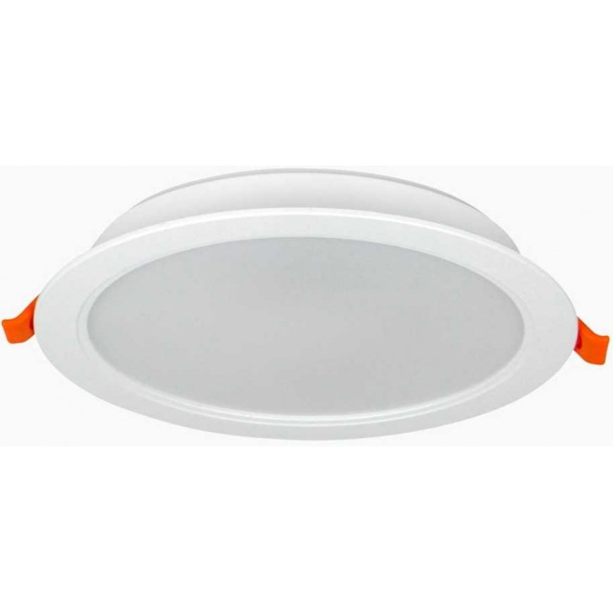 Euro Trade Upotettava LED-valaisin, 230Vac, 18W, 1750lm, lämpimän valkoinen 3000K, pyöreä, MOLLY, LED line LITE