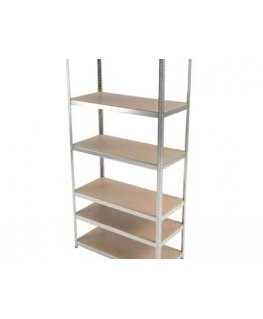 Pro presējama metāla plaukts, 6 plaukti, 222 × 110 × 50, 175 kg, cinkots