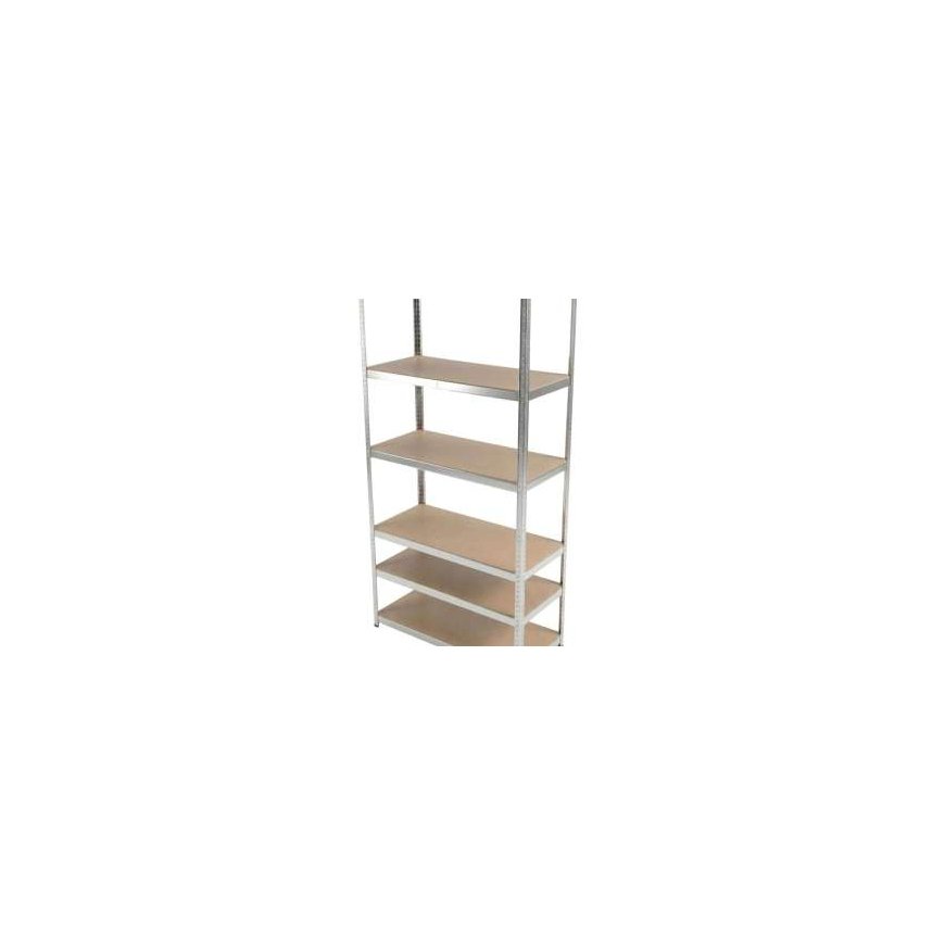 Pro Metal Shelf, 6 Shelves, 222 × 110 × 50, 175 kg, Galvanized