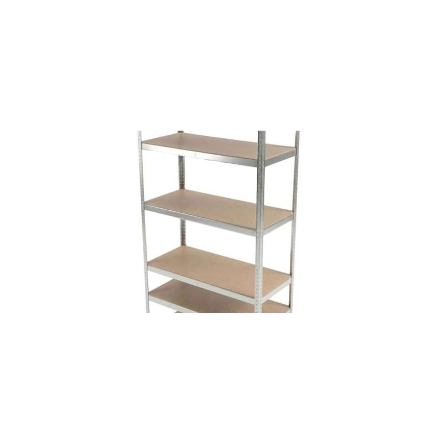 Pro Pressattu metallihylly, 6 hyllyä, 222 × 110 × 50, 175 kg, galvanoitu – 2