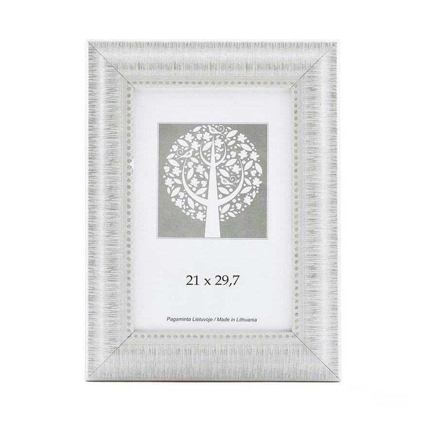 Savex Nuotraukų rėmelis, plastikinis, A4, 21x29,7 cm, baltos spalvos