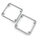 Plastmasas rāmis - plastmasas rāmji M5Stack moduļiem prototipiem - pelēks - 2 gab. - M5Stack A119 Plastmasas rāmis - plastmasas rāmji M5Stack moduļiem prototipiem - pelēks - 2 gab. - M5Stack A119