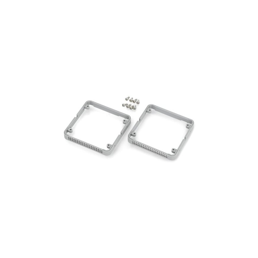 Plastic Frame - plastic frame for M5Stack module prototypes - gray - 2 pcs - M5Stack A119 – 2
