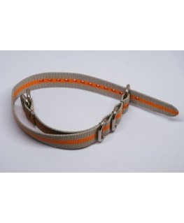 Pacific Guminis dirželis U18 laikrodžiui - black/orange - 20mm