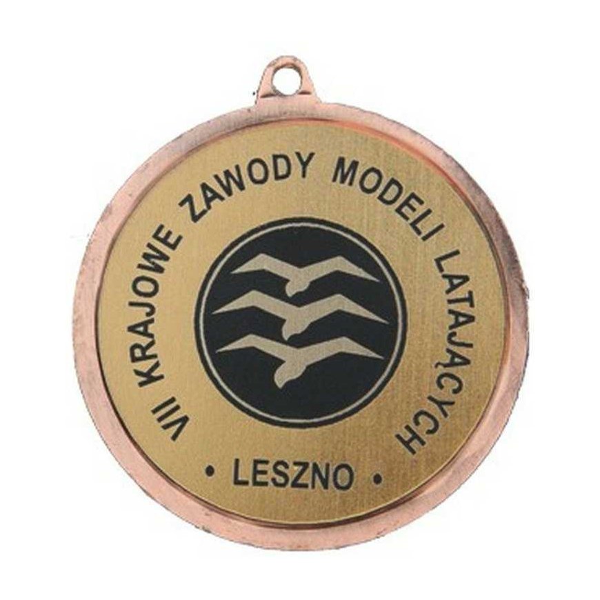 Triumph Metal Medal with Engraving on Laminate