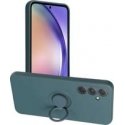 OEM SILICONE RING case designed for Samsung Galaxy A35 5G in green color.