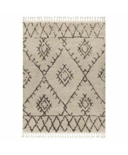 Carpet Kilimas WELBEN FEZ in cream color Aztec style 70x250 by Hakano