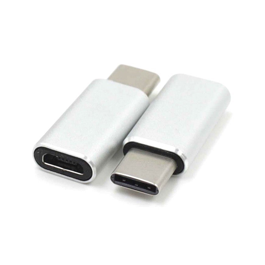 Adapteris USB PremiumCord PREMIUMCORD Adapters USB 3.1 C/male - USB 2.0 Micro-B/female, sudraba – 2
