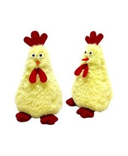 Saska Garden Decoration Spring Ornament Standing Chicken Saska Gift and Decor 17cm
