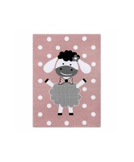 Pink Rug TINIES TEENY powder pink 160x220 Hakano
