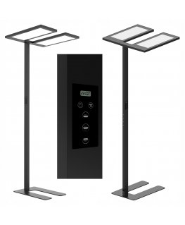 Spacetronik Divāna lampas GLOW D24 Pro Auto Melna