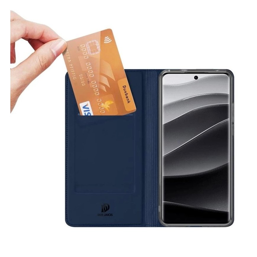 Dėklas Dux Ducis Skin Pro Xiaomi Redmi Note 14 Pro Plus 5G tamsiai mėlynas – 2