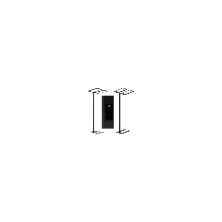 Spacetronik Double Floor Lamp GLOW D24 Pro Auto Black – 2