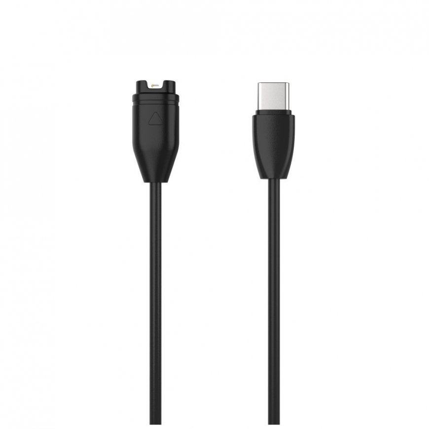 FIXED USB-C Garmin Forerunner/Fenix/Venu/Vívoactive/Instinct | 2m | musta