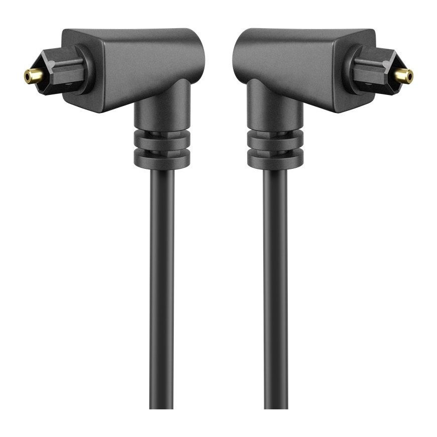 Goobay 41592 audiokaabel 1 m Toslink Must